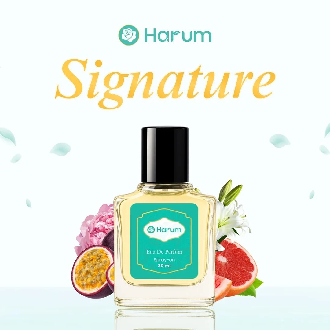 Harum.sg signature best unisex halal fruity floral perfume in Singapore