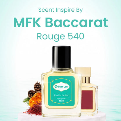 Harum.sg Leader – 30ml unisex perfume inspired by Maison Francis Kurkdjian Baccarat Rouge 540 in Singapore