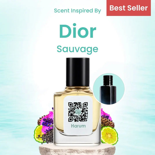 Men Perfume Dupe • Scent inspired by Dior Sauvage • Captain - Harum SG
